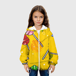 Куртка с капюшоном детская Чупа-Чупс, цвет: 3D-белый — фото 2