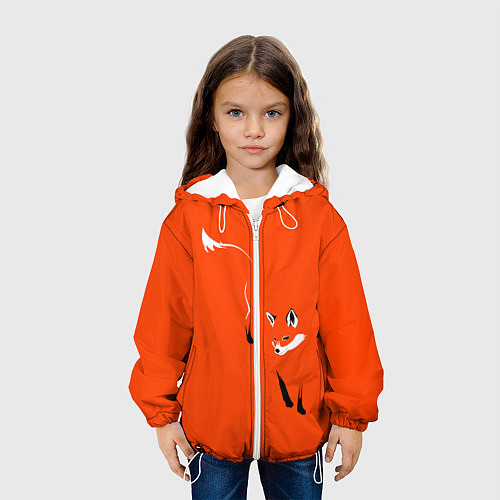 Детская куртка Лисица / 3D-Белый – фото 3