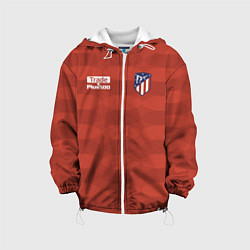 Куртка с капюшоном детская Atletico Madrid: Red Ellipse, цвет: 3D-белый