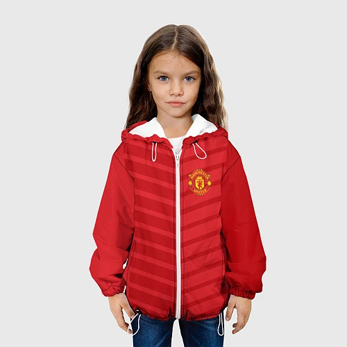 Детская куртка FC Manchester United: Reverse / 3D-Белый – фото 3