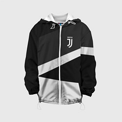 Куртка с капюшоном детская FC Juventus: Sport Geometry, цвет: 3D-белый