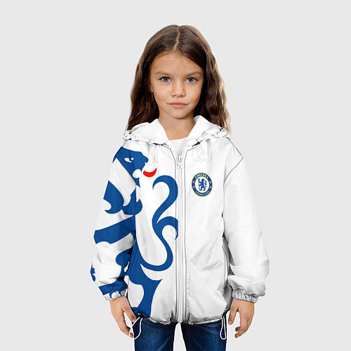 Детская куртка FC Chelsea: White Lion / 3D-Белый – фото 3