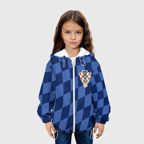 Детская куртка Сборная Хорватии / 3D-Белый – фото 3