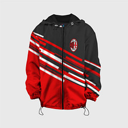 Куртка с капюшоном детская АC Milan: R&G, цвет: 3D-черный