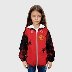 Куртка с капюшоном детская FC Manchester United: Red Original, цвет: 3D-белый — фото 2