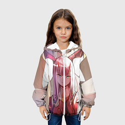 Куртка с капюшоном детская Darling in the FranXX, цвет: 3D-белый — фото 2