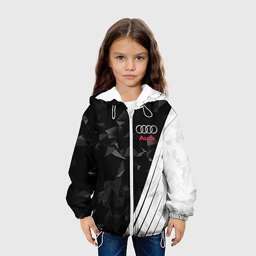 Детская куртка Audi: Black Poly / 3D-Белый – фото 3