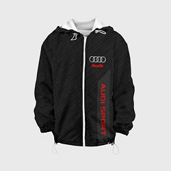 Куртка с капюшоном детская Audi: Sport Line, цвет: 3D-белый