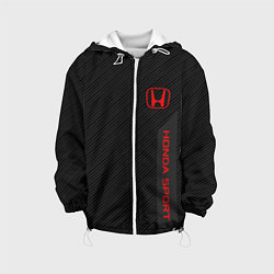 Куртка с капюшоном детская Honda: Sport Line, цвет: 3D-белый