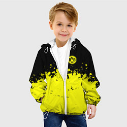 Куртка с капюшоном детская FC Borussia Sport, цвет: 3D-белый — фото 2