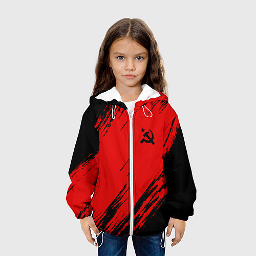 Детская куртка USSR: Red Patriot / 3D-Белый – фото 3