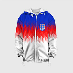 Куртка с капюшоном детская Сборная Англии: Тренировочная ЧМ-2018, цвет: 3D-белый