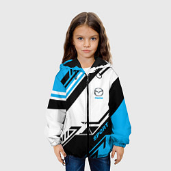 Куртка с капюшоном детская Mazda: Techno Sport, цвет: 3D-черный — фото 2