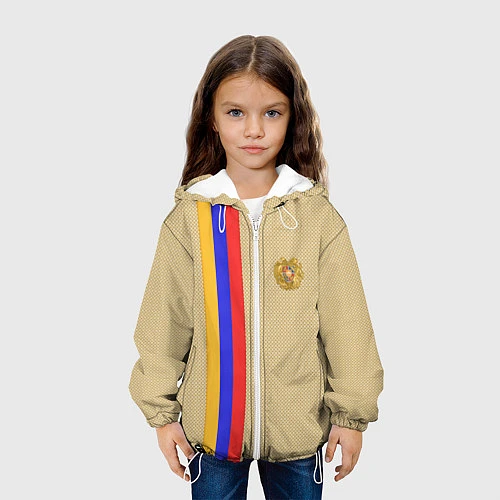 Детская куртка Armenia Style / 3D-Белый – фото 3