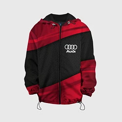 Куртка с капюшоном детская Audi: Red Sport, цвет: 3D-черный