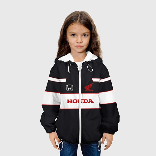 Детская куртка Honda Sport / 3D-Белый – фото 3