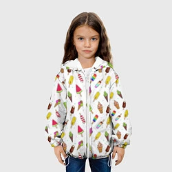 Куртка с капюшоном детская Summer Mix, цвет: 3D-белый — фото 2