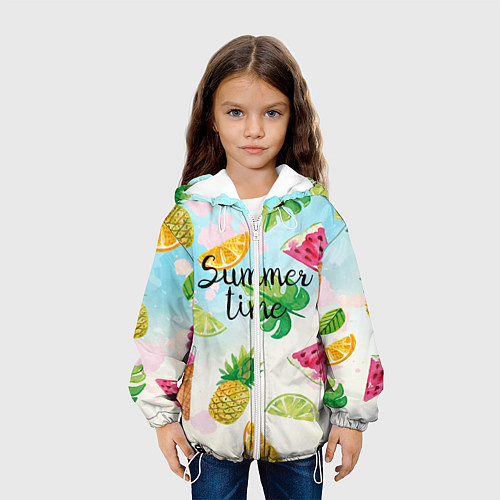 Детская куртка Summer Time / 3D-Белый – фото 3