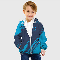Куртка с капюшоном детская Team Liquid: Abstract Style, цвет: 3D-белый — фото 2