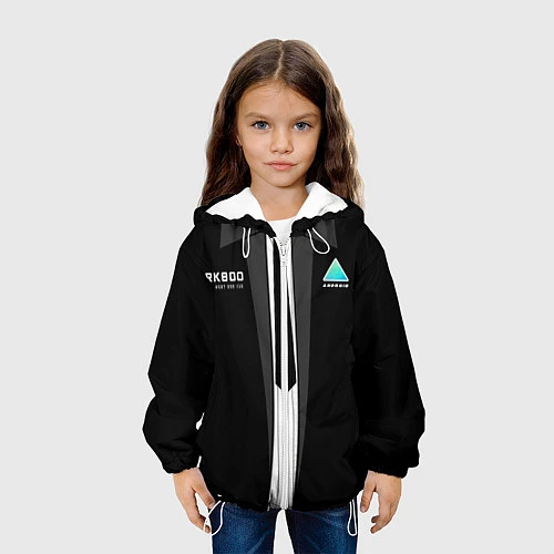 Детская куртка RK800 Android Black / 3D-Белый – фото 3