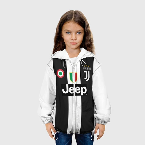 Детская куртка FC Juventus 18-19 / 3D-Белый – фото 3