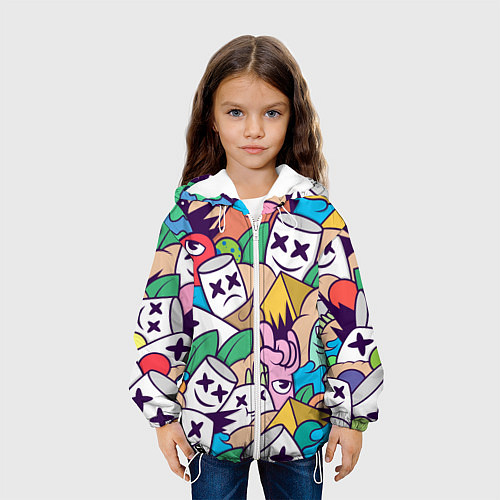 Детская куртка Marshmallow Colour / 3D-Белый – фото 3