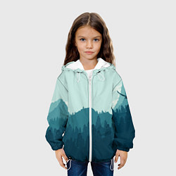 Куртка с капюшоном детская Firewatch Wood, цвет: 3D-белый — фото 2