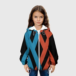 Куртка с капюшоном детская Darling in the Franxx, цвет: 3D-белый — фото 2