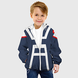Куртка с капюшоном детская MHA U A SCHOOL, цвет: 3D-белый — фото 2