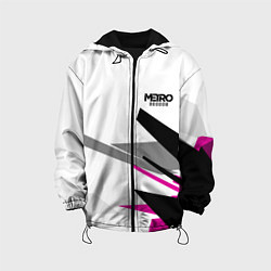 Куртка с капюшоном детская Metro Exodus: White Style, цвет: 3D-черный