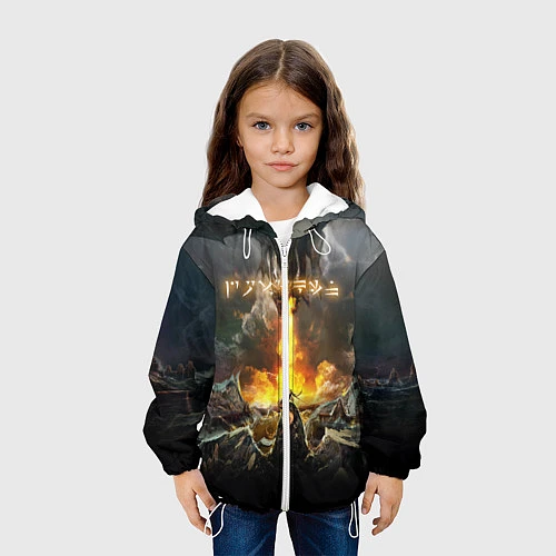 Детская куртка TES: Dragon Flame / 3D-Белый – фото 3