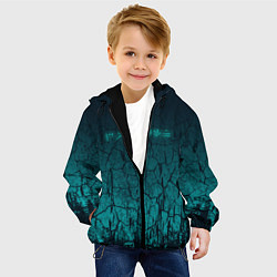 Куртка с капюшоном детская TES: Cyberpunk, цвет: 3D-черный — фото 2