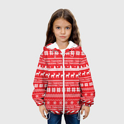 Куртка с капюшоном детская Darksiders: NY Pattern, цвет: 3D-белый — фото 2