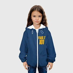 Куртка с капюшоном детская VAULT 101, цвет: 3D-белый — фото 2