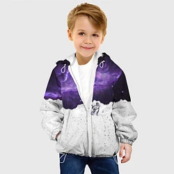 Куртка с капюшоном детская Fortnite: Llama Space, цвет: 3D-белый — фото 2