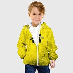 Куртка с капюшоном детская Metro Exodus: Yellow Grunge, цвет: 3D-белый — фото 2
