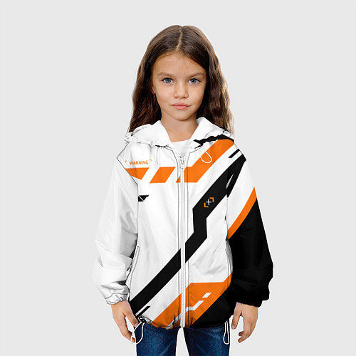 Детская куртка CS:GO Asiimov Light / 3D-Белый – фото 3