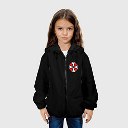 Куртка с капюшоном детская UMBRELLA CORP, цвет: 3D-черный — фото 2