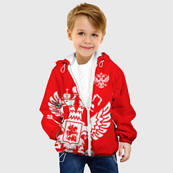 Куртка с капюшоном детская Красная Россия, цвет: 3D-белый — фото 2