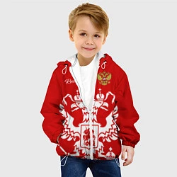 Куртка с капюшоном детская Red Russia, цвет: 3D-белый — фото 2