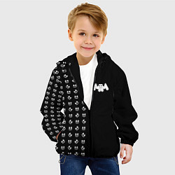 Куртка с капюшоном детская Marshmello: Dark Style, цвет: 3D-черный — фото 2