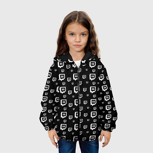 Детская куртка Twitch: Black Pattern / 3D-Черный – фото 3