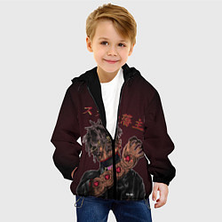 Куртка с капюшоном детская SCARLXRD: Dark Man, цвет: 3D-черный — фото 2