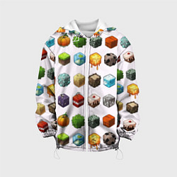 Детская куртка Minecraft Cubes