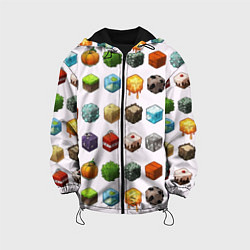 Детская куртка Minecraft Cubes