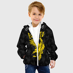 Куртка с капюшоном детская TOP: BANDITO, цвет: 3D-белый — фото 2