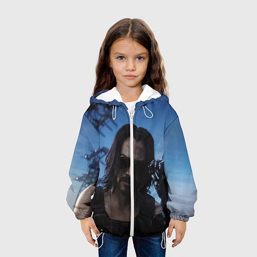 Детская куртка Киану Ривз / 3D-Белый – фото 3