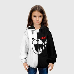 Куртка с капюшоном детская MONOKUMA, цвет: 3D-черный — фото 2