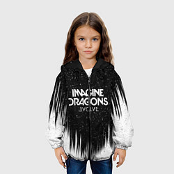 Куртка с капюшоном детская IMAGINE DRAGONS, цвет: 3D-черный — фото 2