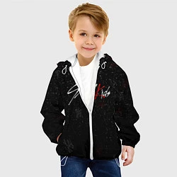 Куртка с капюшоном детская STRAY KIDS, цвет: 3D-белый — фото 2